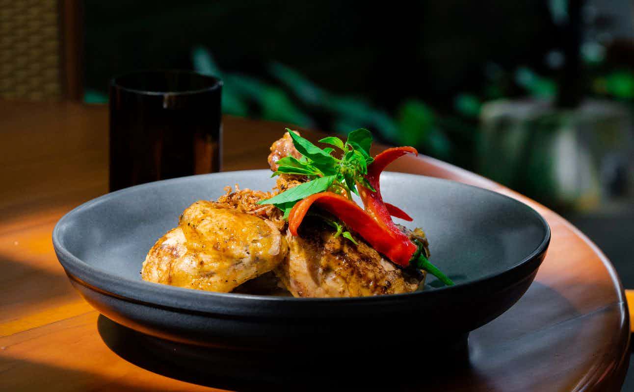Enjoy Balinese and Indonesian cuisine at Temple by Ginger Moon in Kuta, Bali