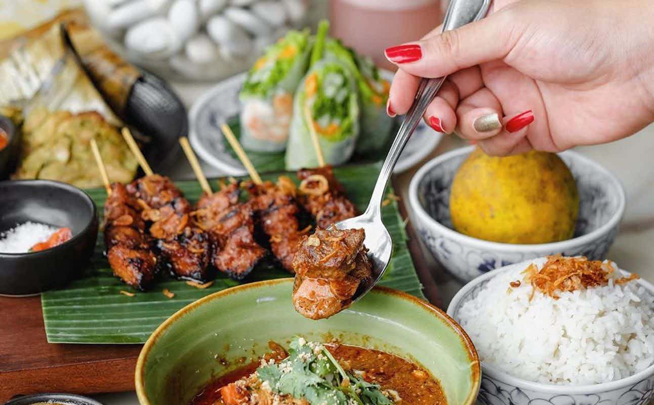 Enjoy Asian, Indian and South Asian cuisine at Lantern in Seminyak, Bali