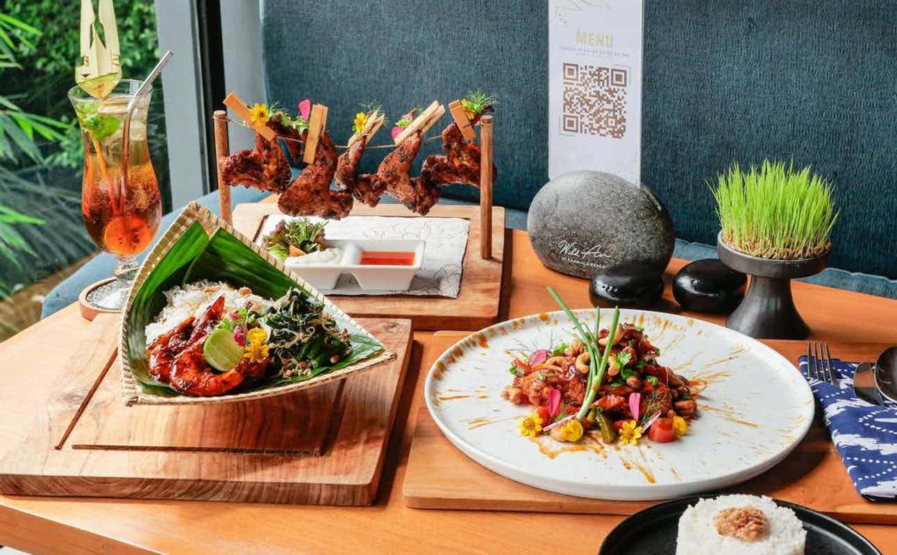 Enjoy Asian cuisine at Wild Air Restaurant in Ubud, Bali